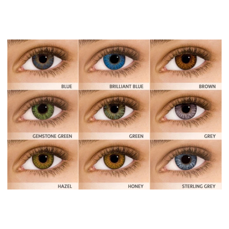 Air Optix Colors Colour Chart